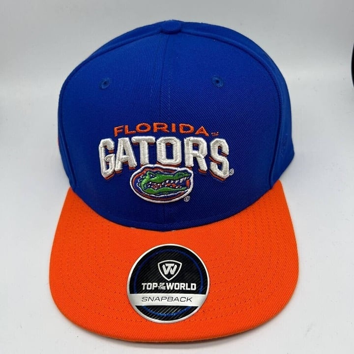 Florida Gators NCAA Top of the World Hat Snapback Cap Blue New Men