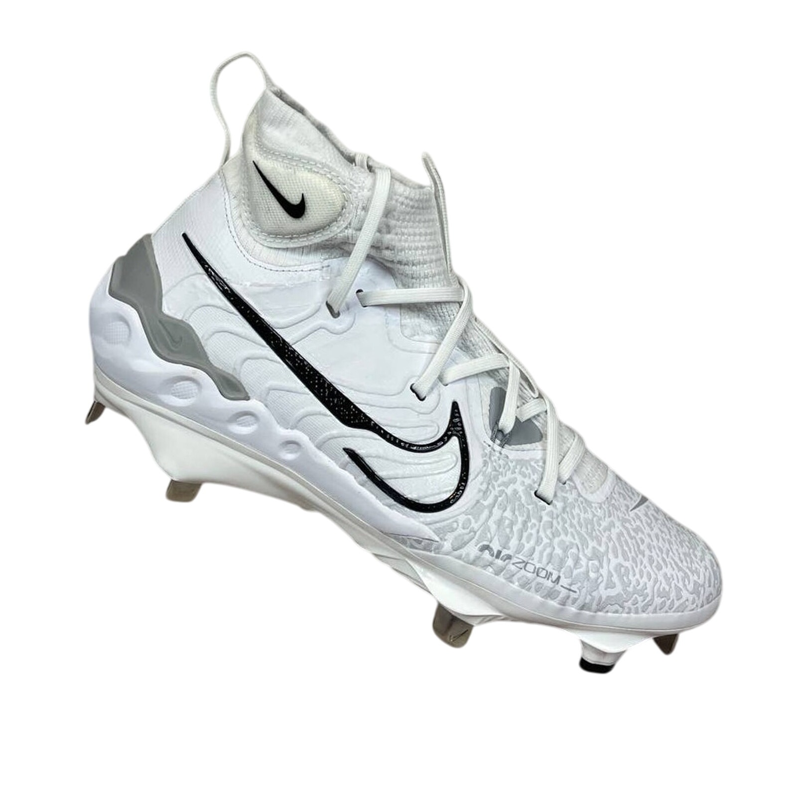 Nike Alpha Huarache NXT White Baseball Metal Cleats Mens Size 7 (DJ6517-100)