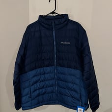 NWT Columbia Blue Lynwood Insulated Full Zip Puffer Jacket XL