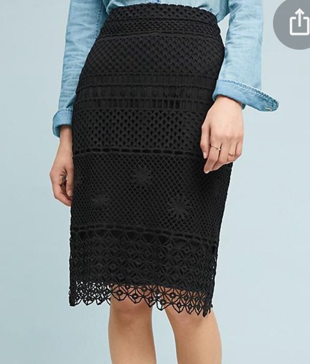 Anthropologie Vanessa Virginia crochet s