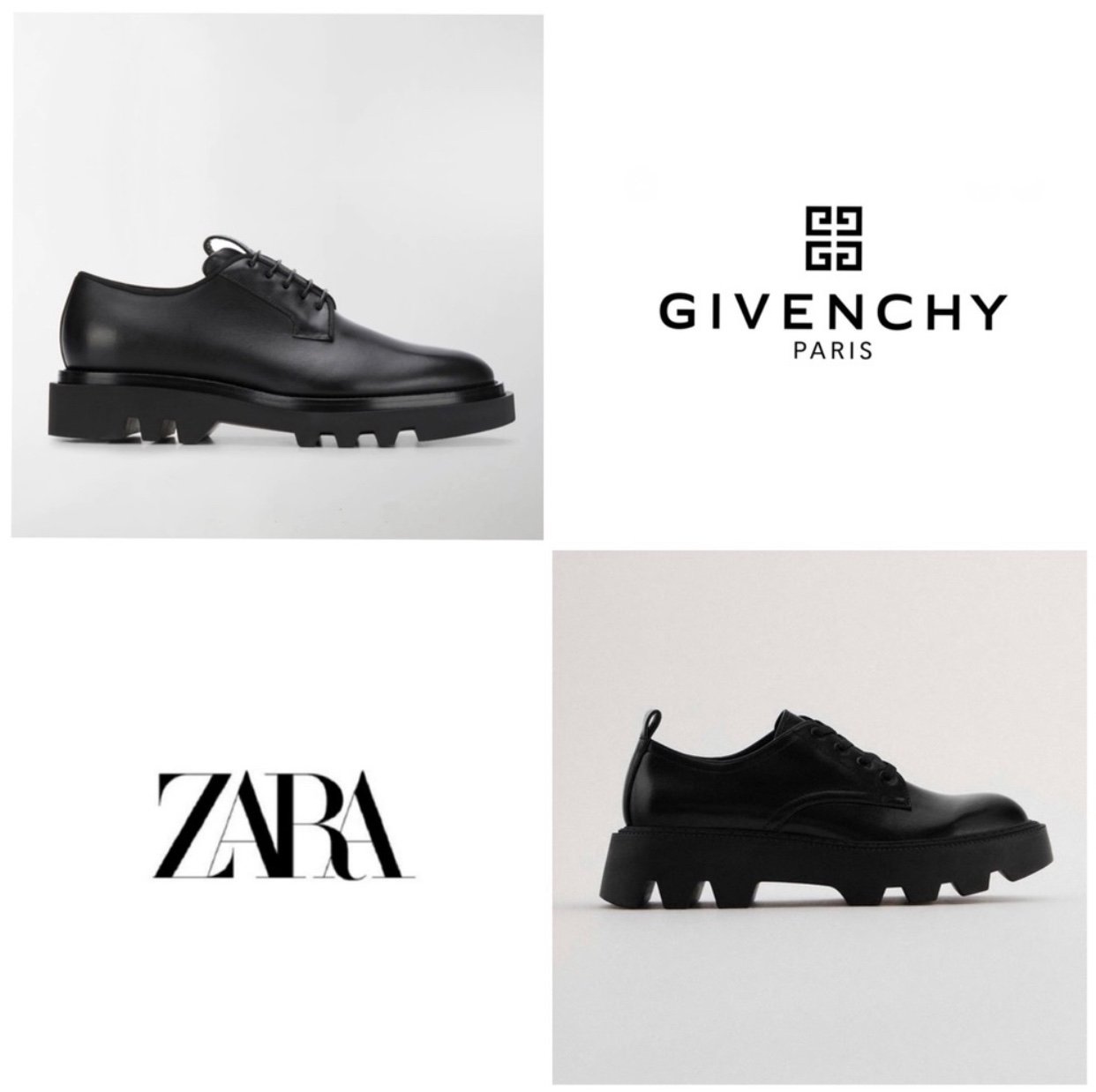ZARA chunky lug sole shoes