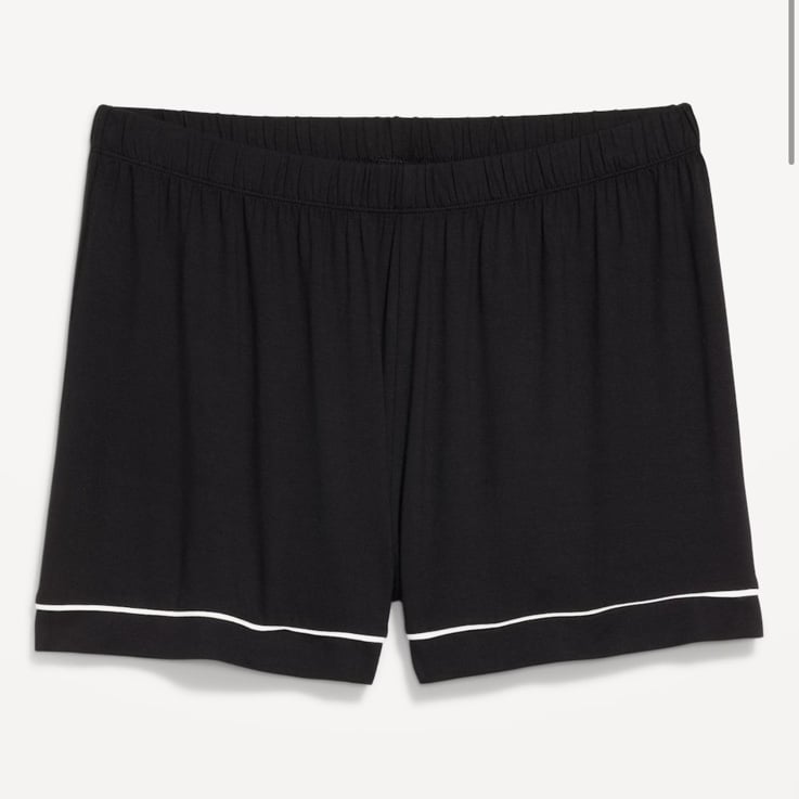 NWT OLD NAVY KNIT JERSEY PAJA SHORTS COLOR BLACK JACK Product Details elastic w