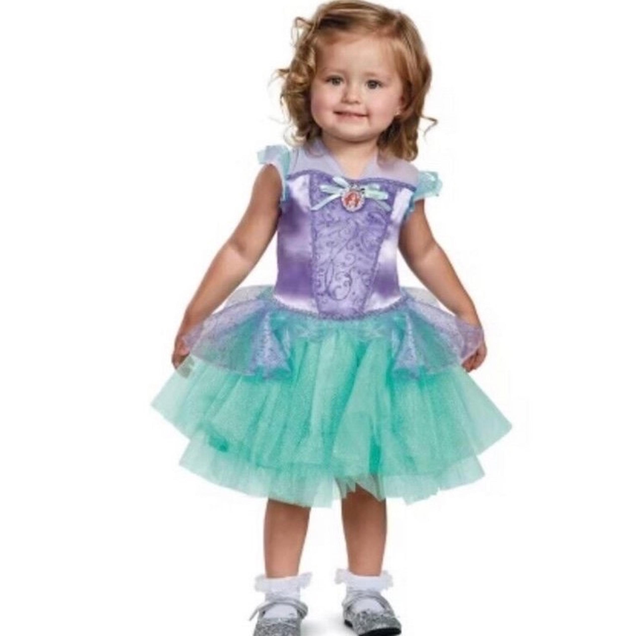 NEW Ariel Infant Costume Disney Baby Princess Tutu Dress 12 - 18 Mo