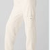 ALO YOGA Sweatpants Sherpa Jogger Logo High Waist Cream Pockets