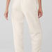 ALO YOGA Sweatpants Sherpa Jogger Logo High Waist Cream Pockets