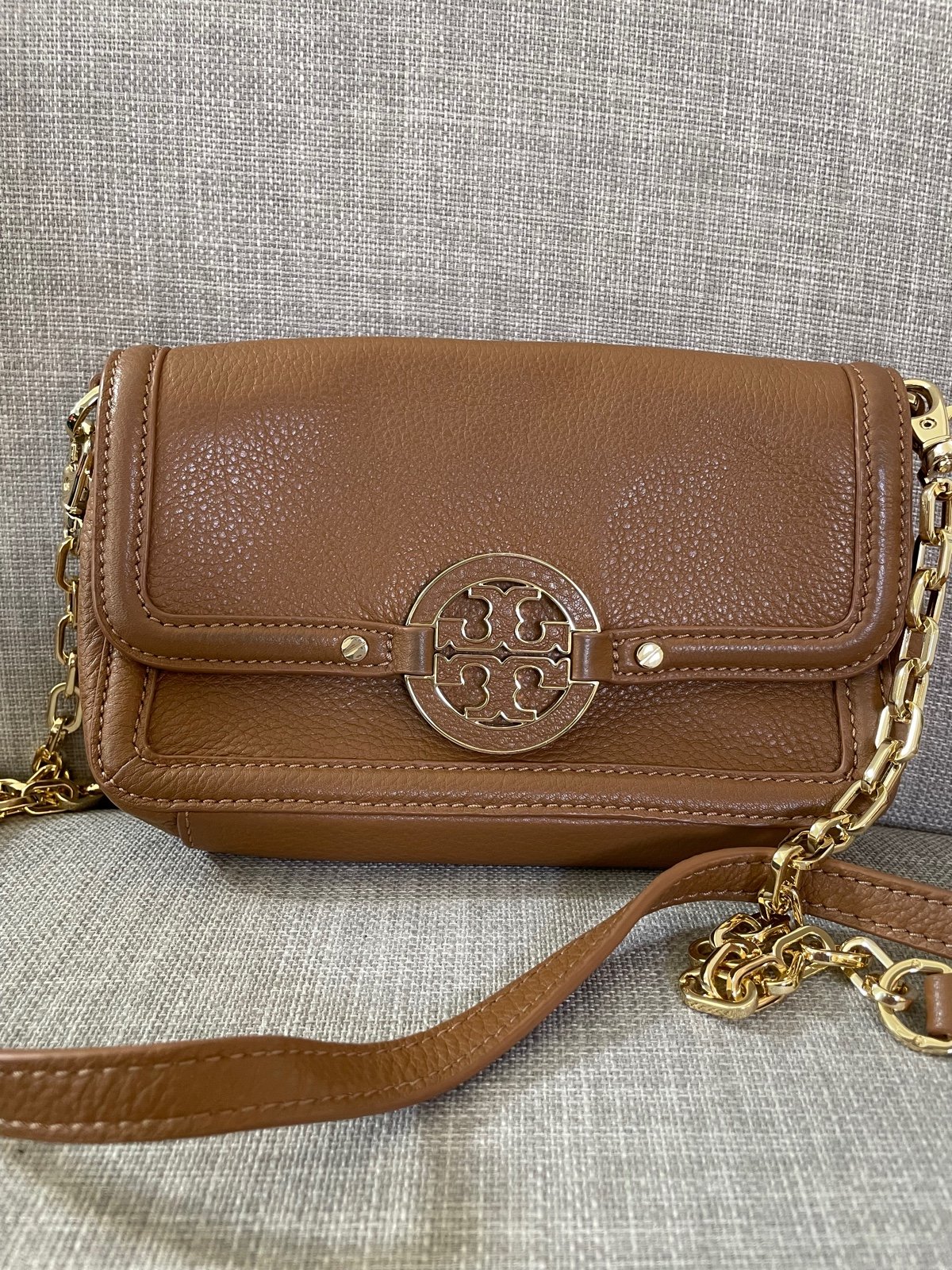 Tory Burch Brown Crossbody Bag