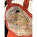 RARE L.L. Bean Signature Salt Wash Boat & Tote Canvas Bag Red Summer