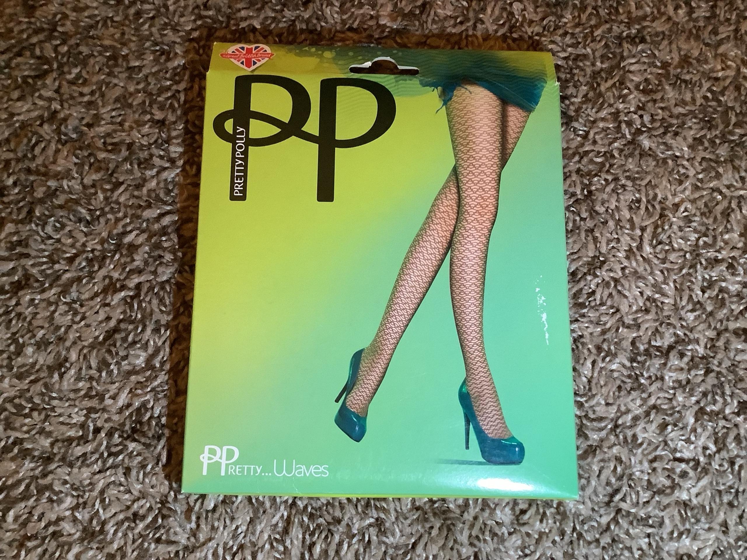 Pretty Polly mesh wave tights, color nude, One Size