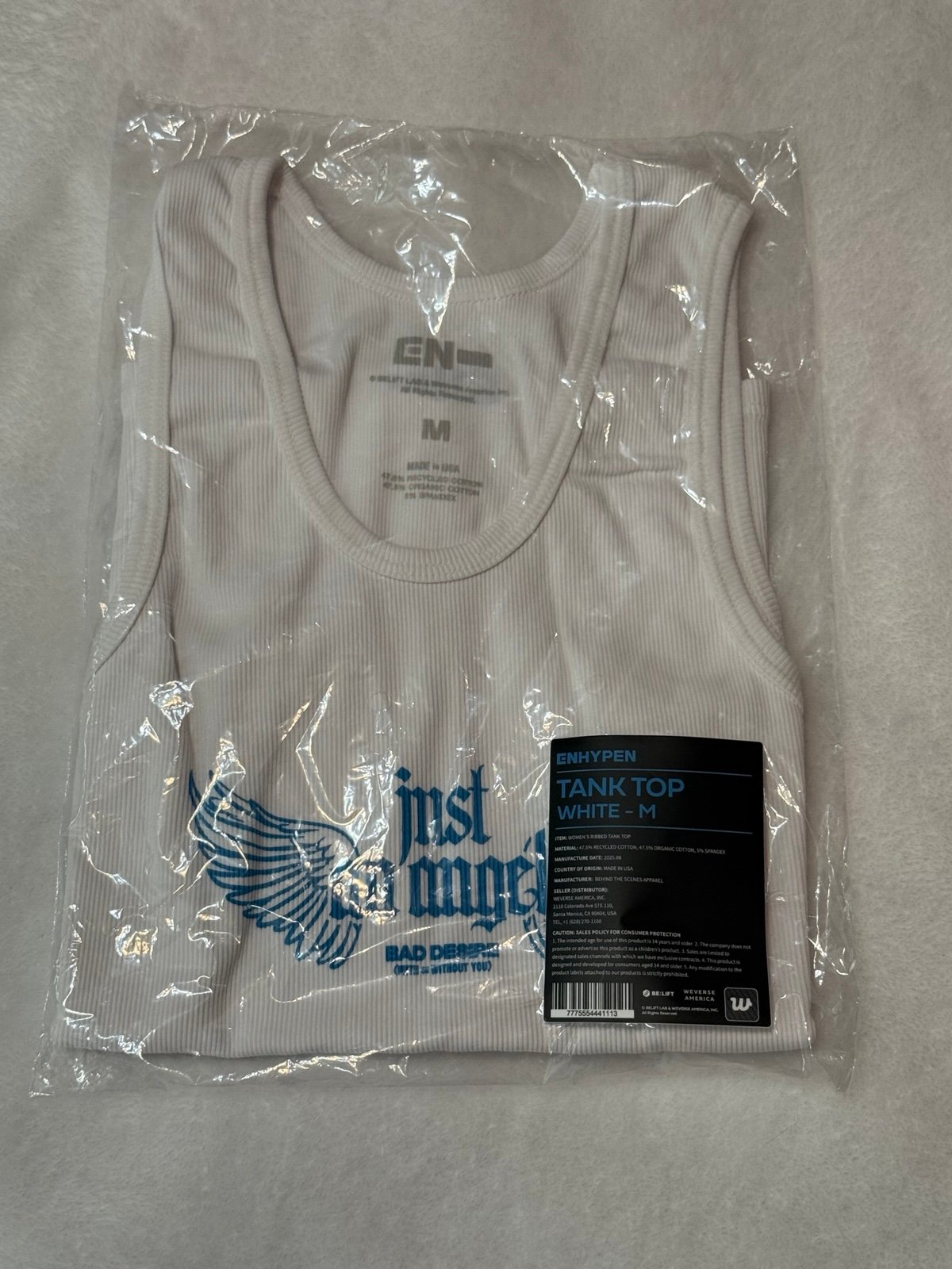 enhypen walk the line la merch medium shirt