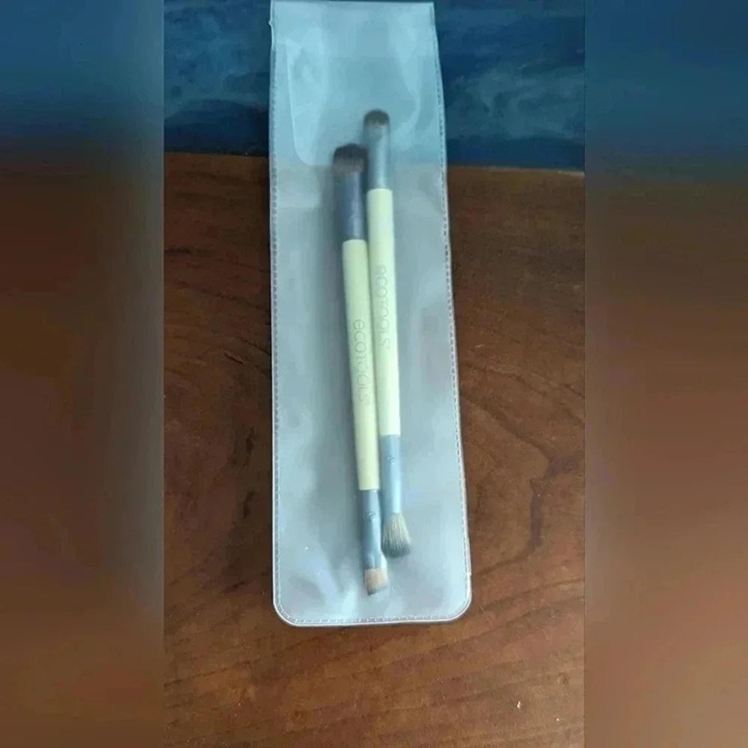 EcoTools Eye Enhancing Duo Makeup Brush Set (New)