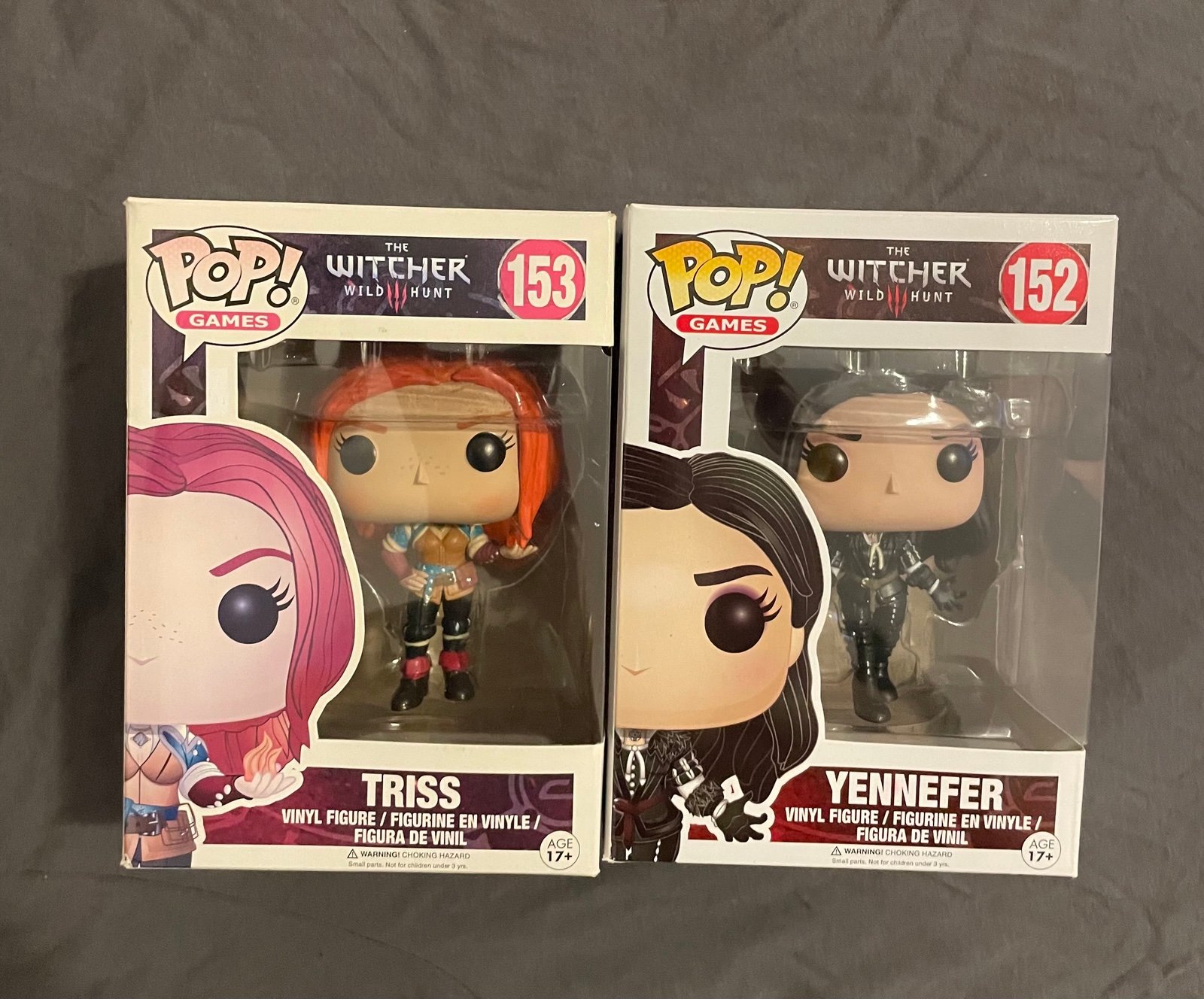 Funko Pop! Yennefer #152 and Triss #152 The Witcher 3: The Wild Hunt Vaulted