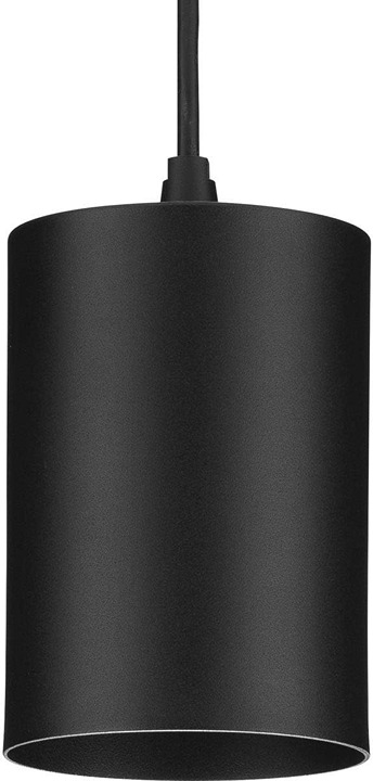 Progress Lighting P550099-031-30 5IN CYL RNDS Cylinder, Black, 7.25x5.00x5.00