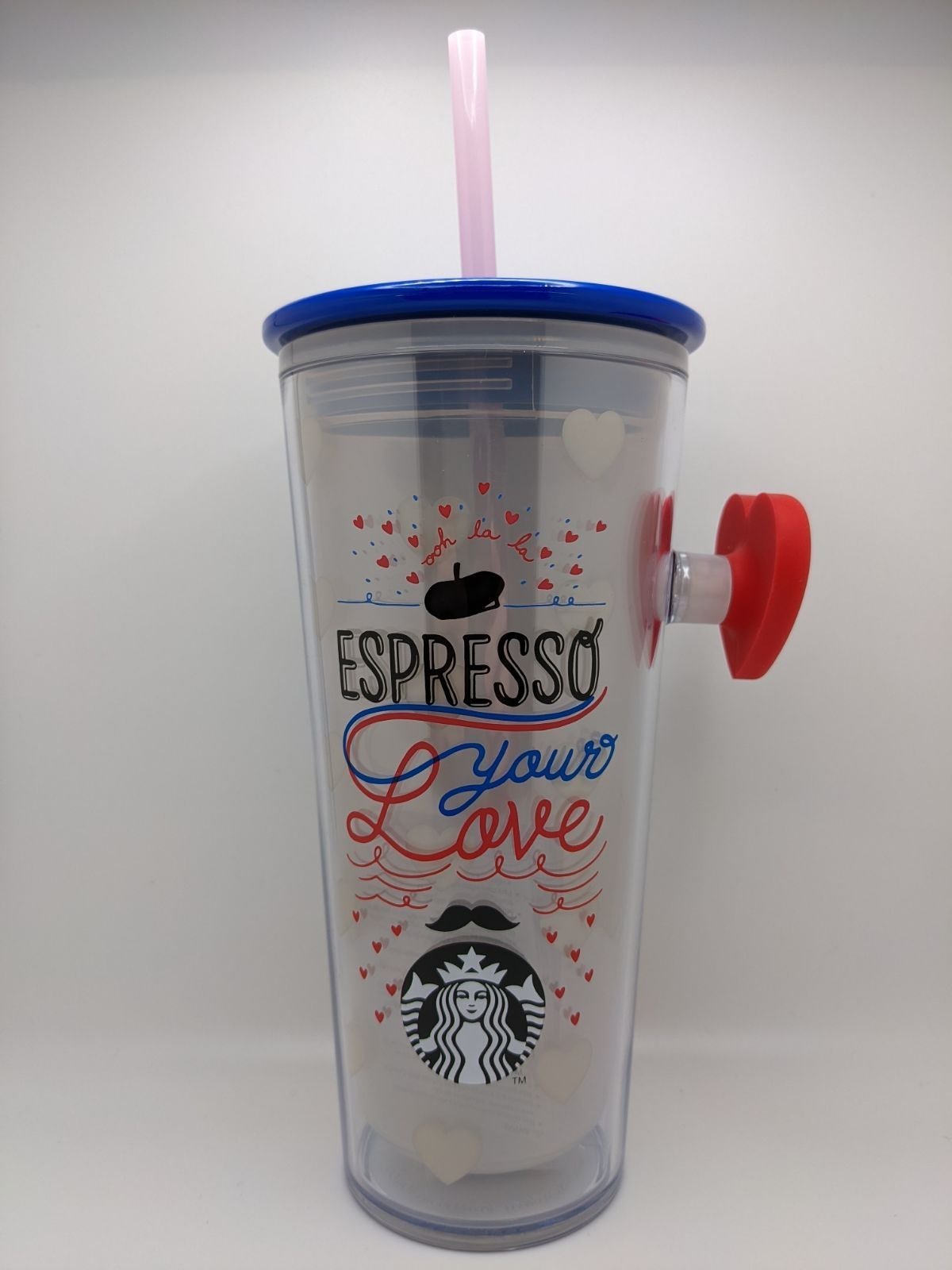 Starbucks Asia pop socket Valentine's 16oz tumbler BNWT