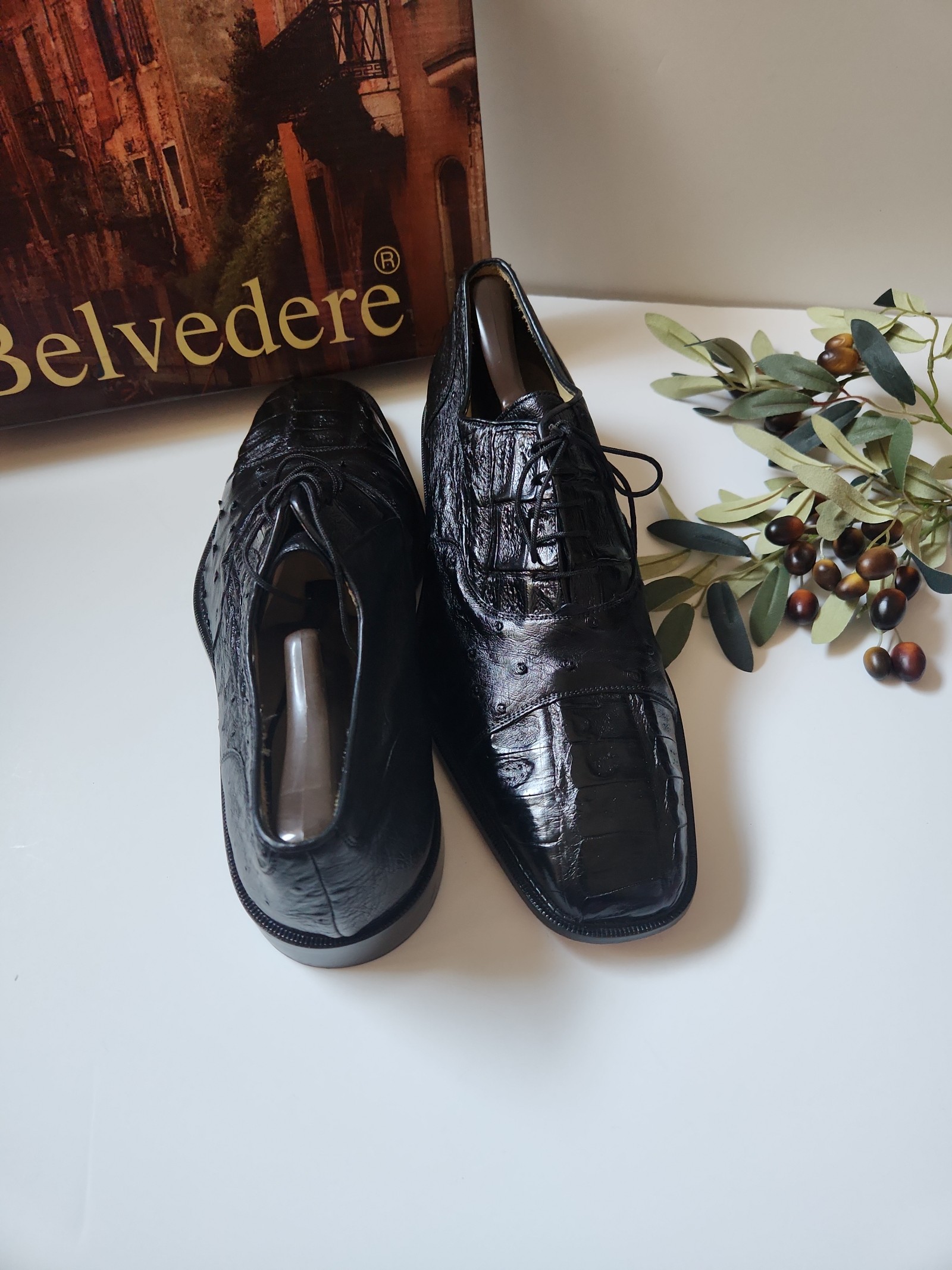 Crocodile/Ostrich mens shoes size 11