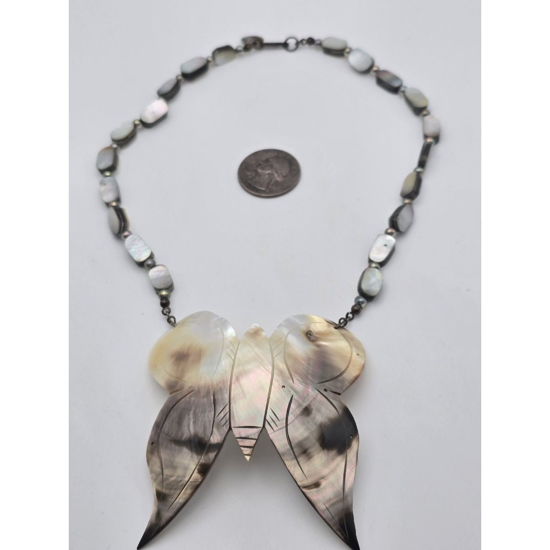 Vintage 60s Miriam Haskell Mother Of Pearl