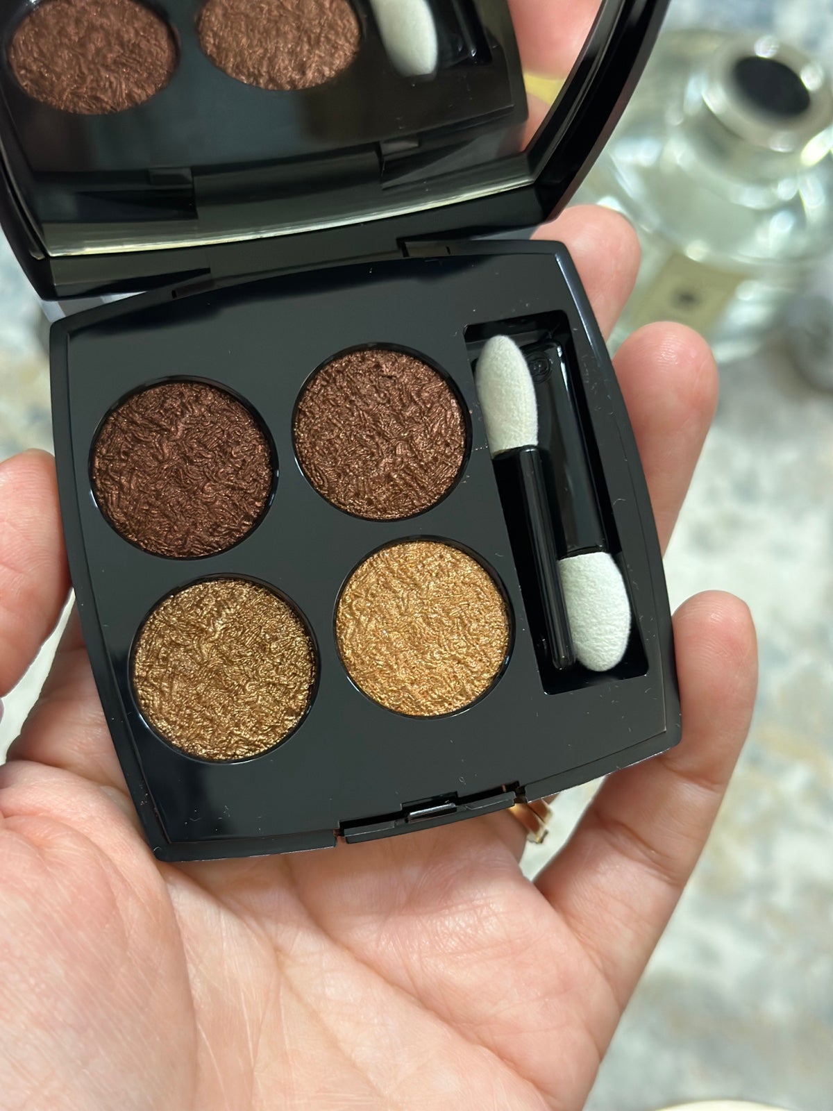 Chanel les 4 ombres tweed 01 tweed cuivre