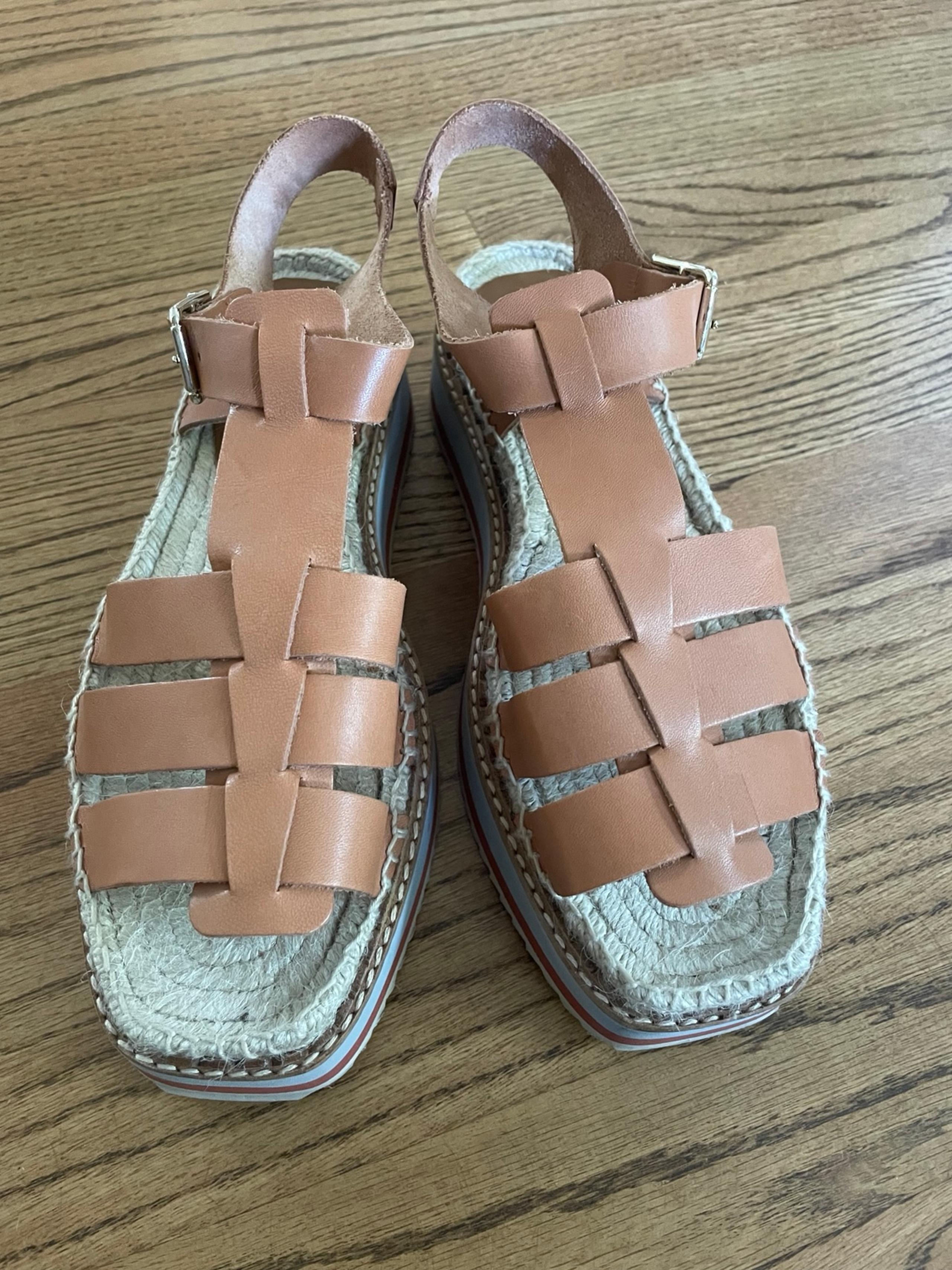 Anthropologie women’s platform sandals
