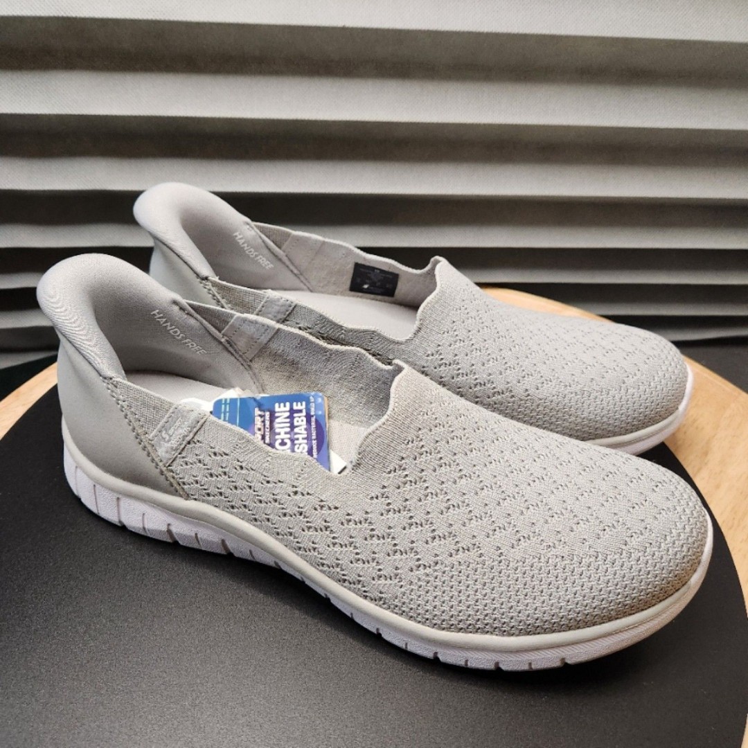 S Sport by Skechers gray Step Ins memory foam shoes womens 10