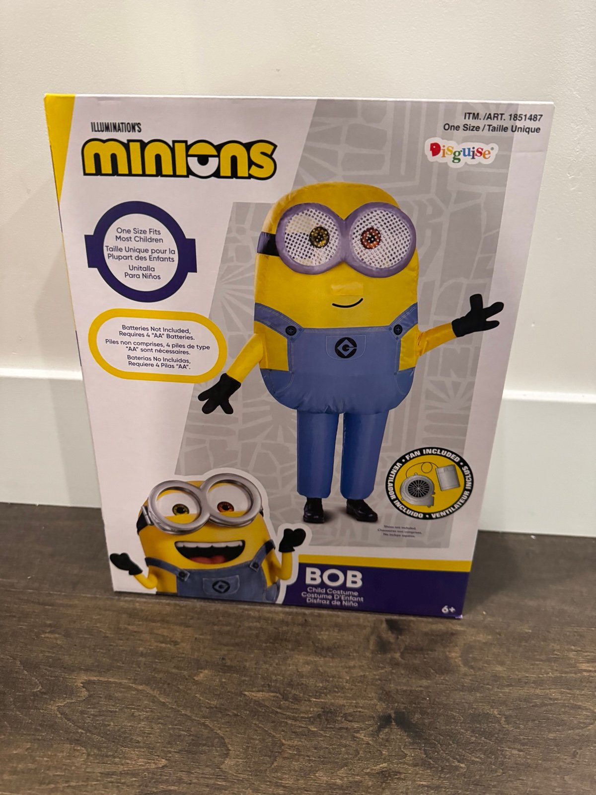 Bob Inflatable Minions Despicable Me Movie Fancy Dress Halloween Child Costume