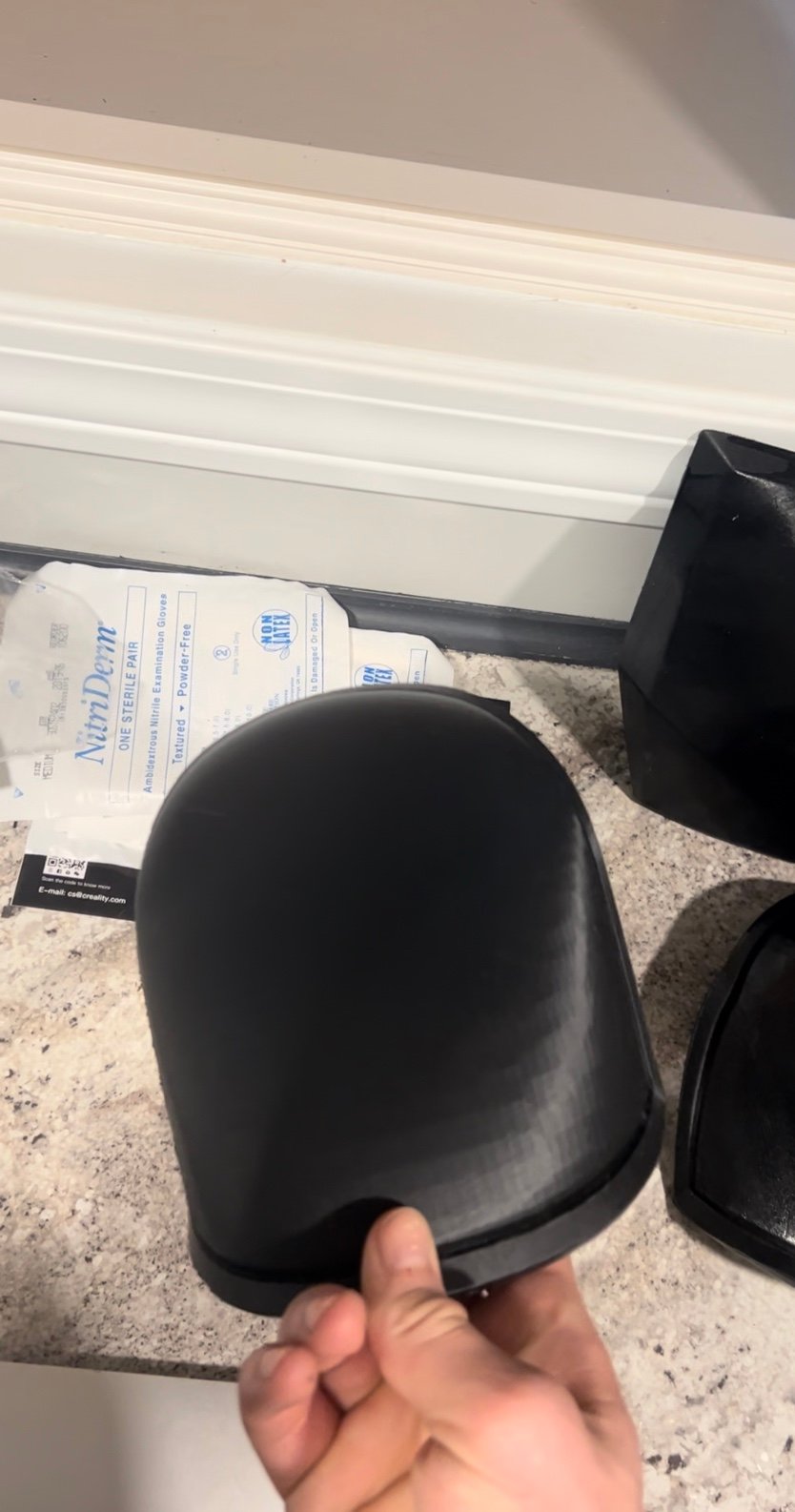 3D printed shoulder armor