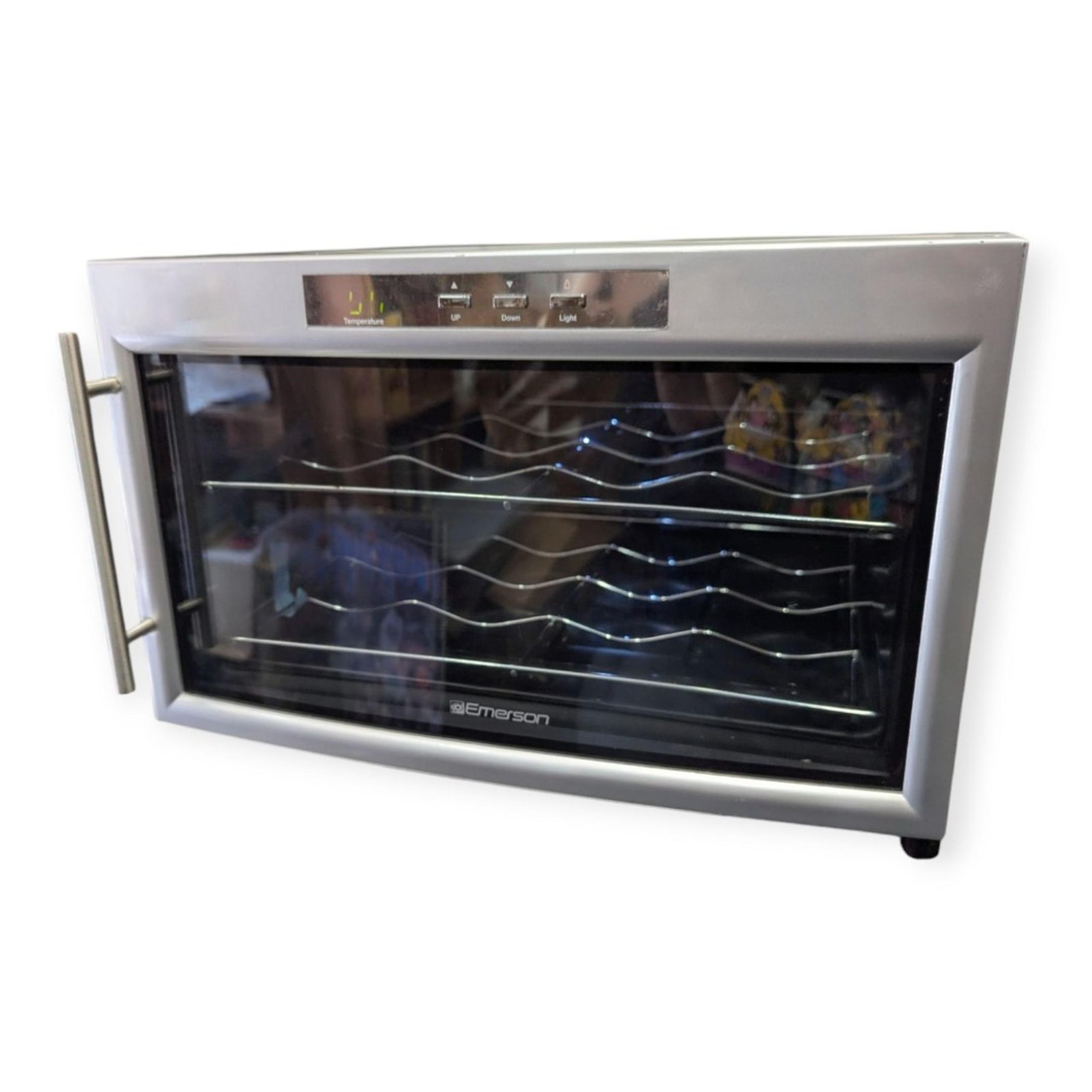 Emerson 8-Bottle Wine Cooler Refrigerator FR24SL with Shelves - Tested & Working