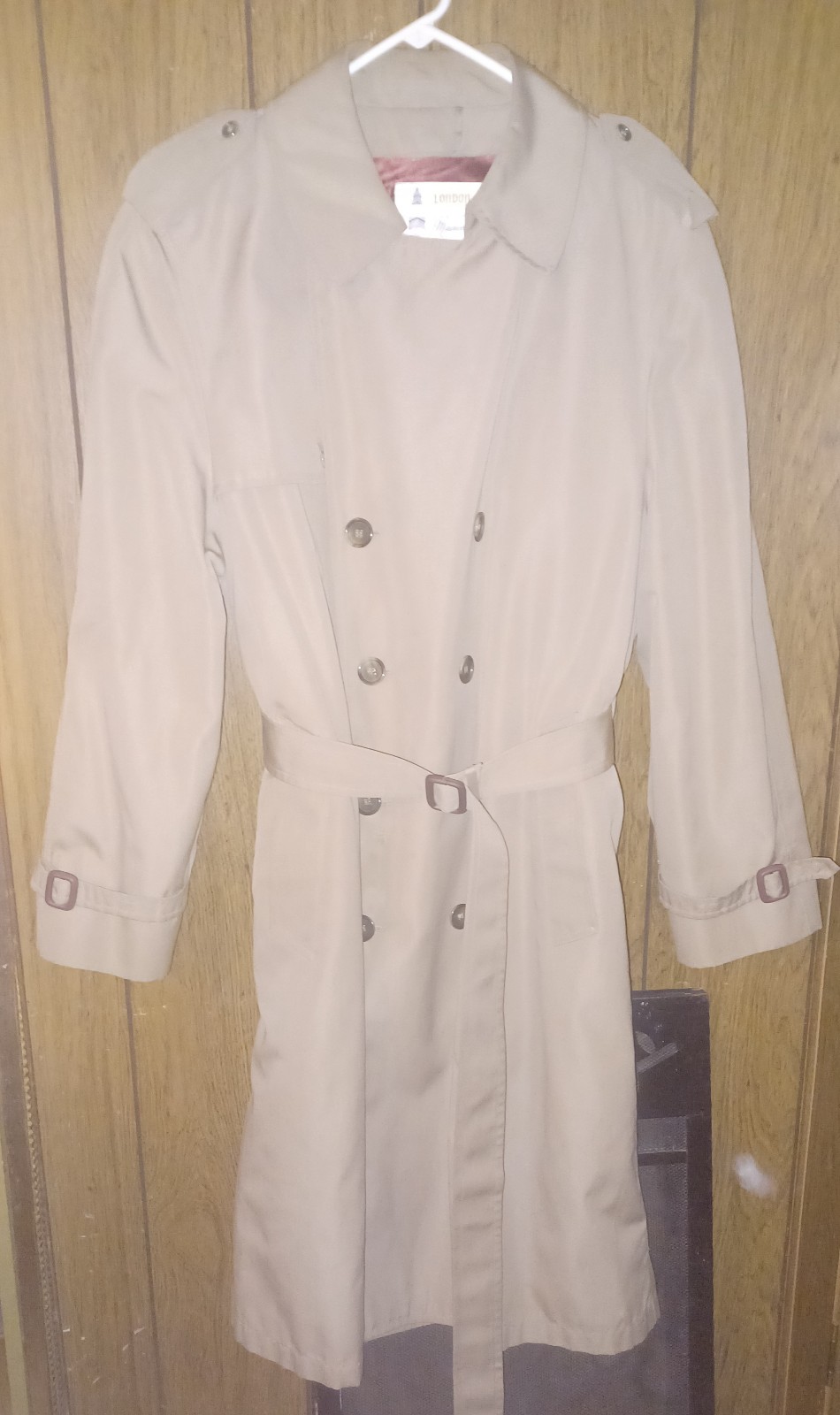 Men's London Fog Double Breasted Trenchcoat