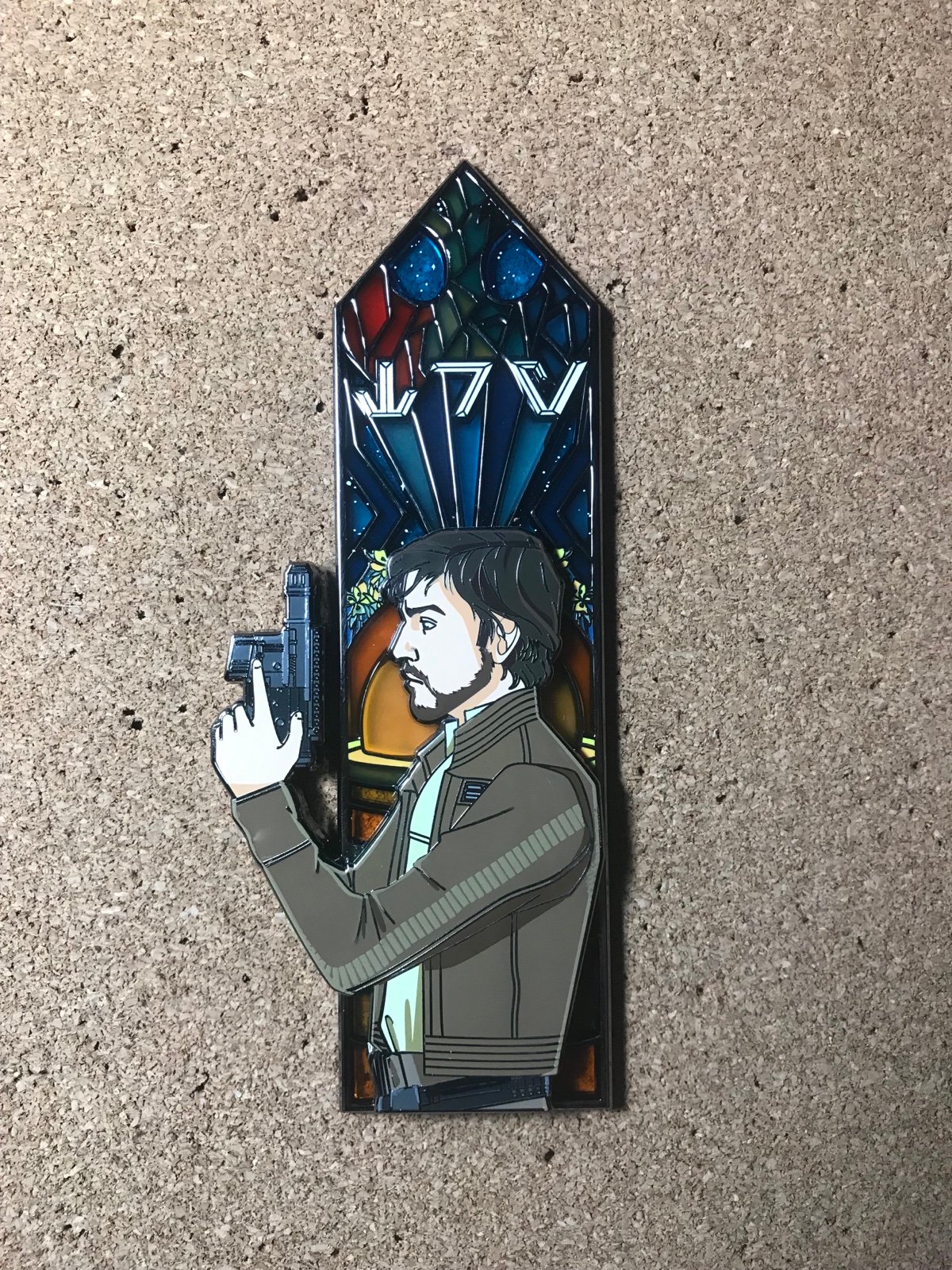 Hunter and Convor Cassian Andor fantasy pin