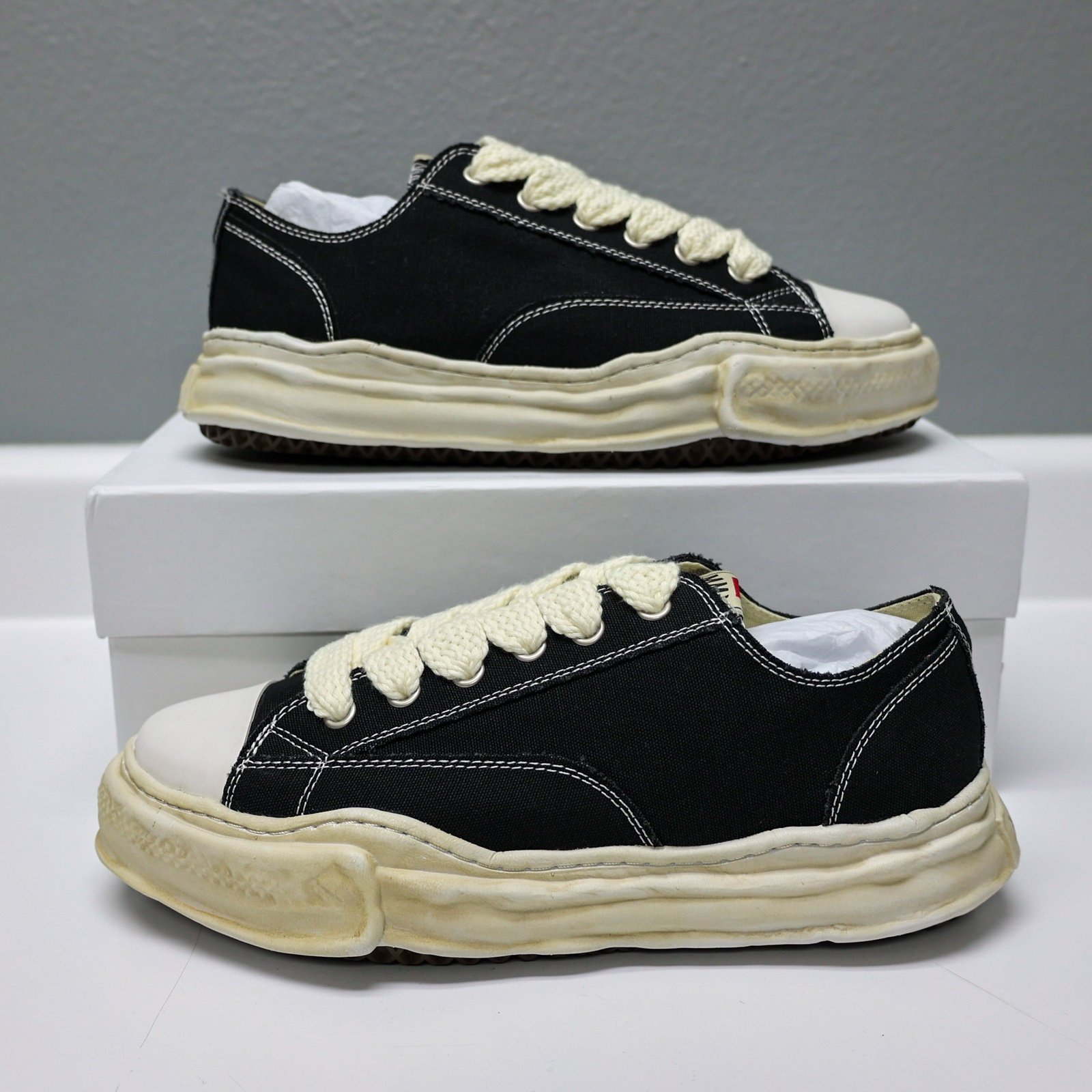 Maison Mihara Yasuhiro Peterson Aged Canvas Sole Sneakers