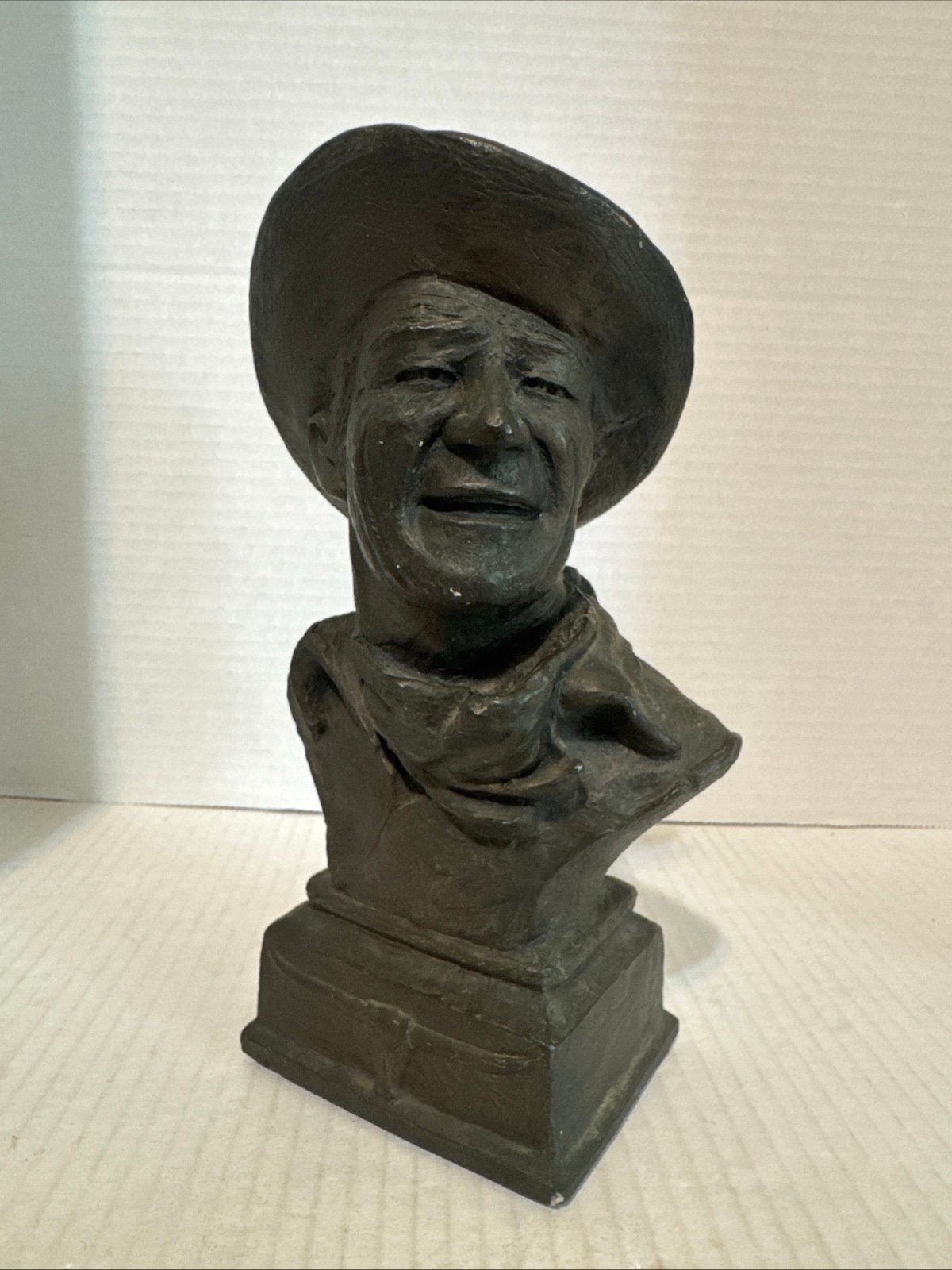 John Duke Wayne American Hero 8.5 Bust Sculpture By Billy Burns