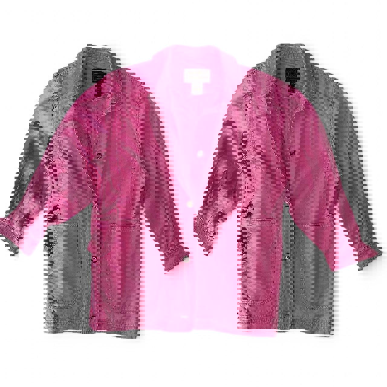 Vintage Eddie Bauer Barn Jacket Pink Sz M 100% Cotton