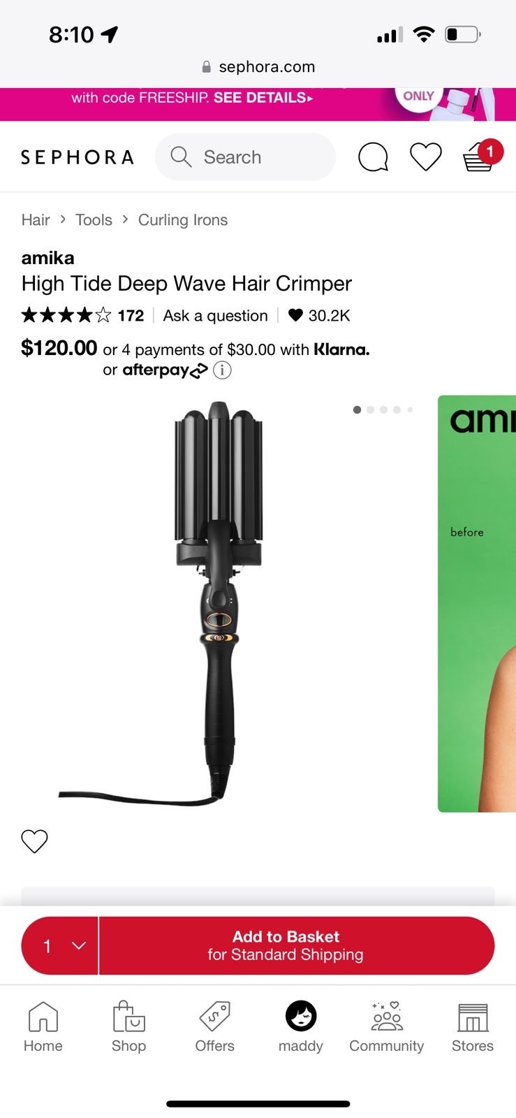 AMIKA High Tide Deep Waver