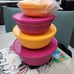 Tupperware set aloha 4 piezas
