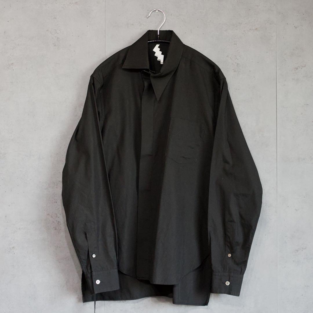 SOSHIOTSUKI 19AW Kimono Shirt Size 44 Black