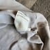 Vintage Acne Studios Flogho Neck Logo Crewneck Sweatshirt Washed Light Grey