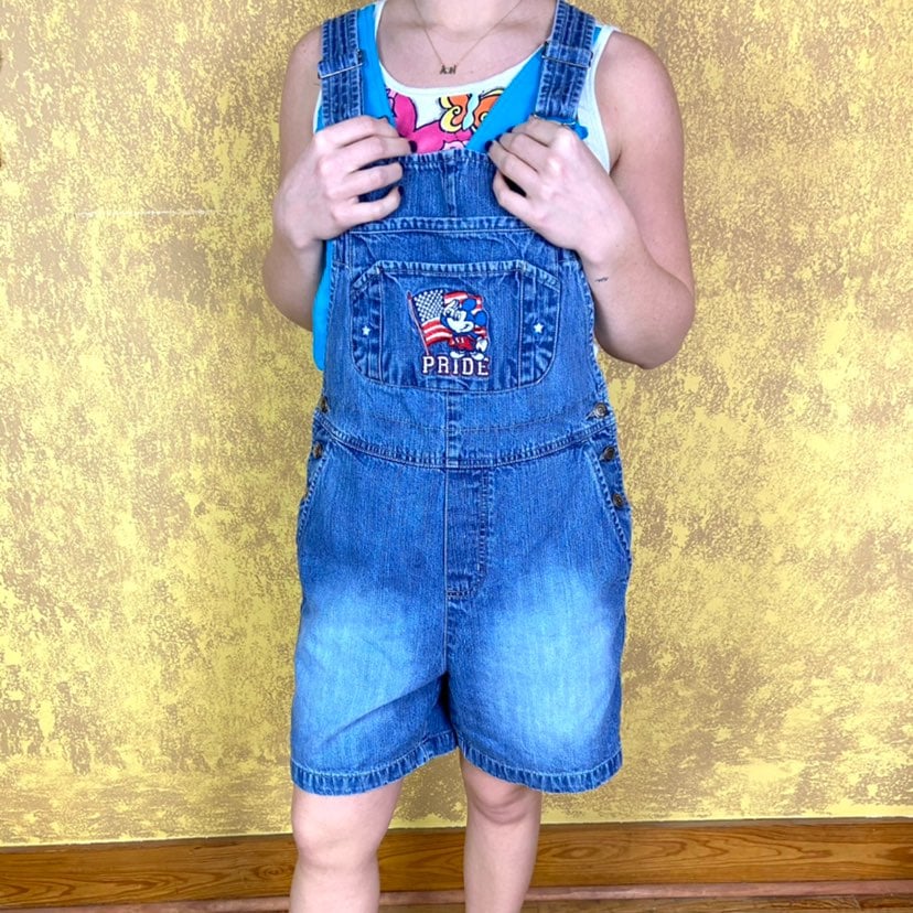 Vintage Mickey Mouse Pride Overalls