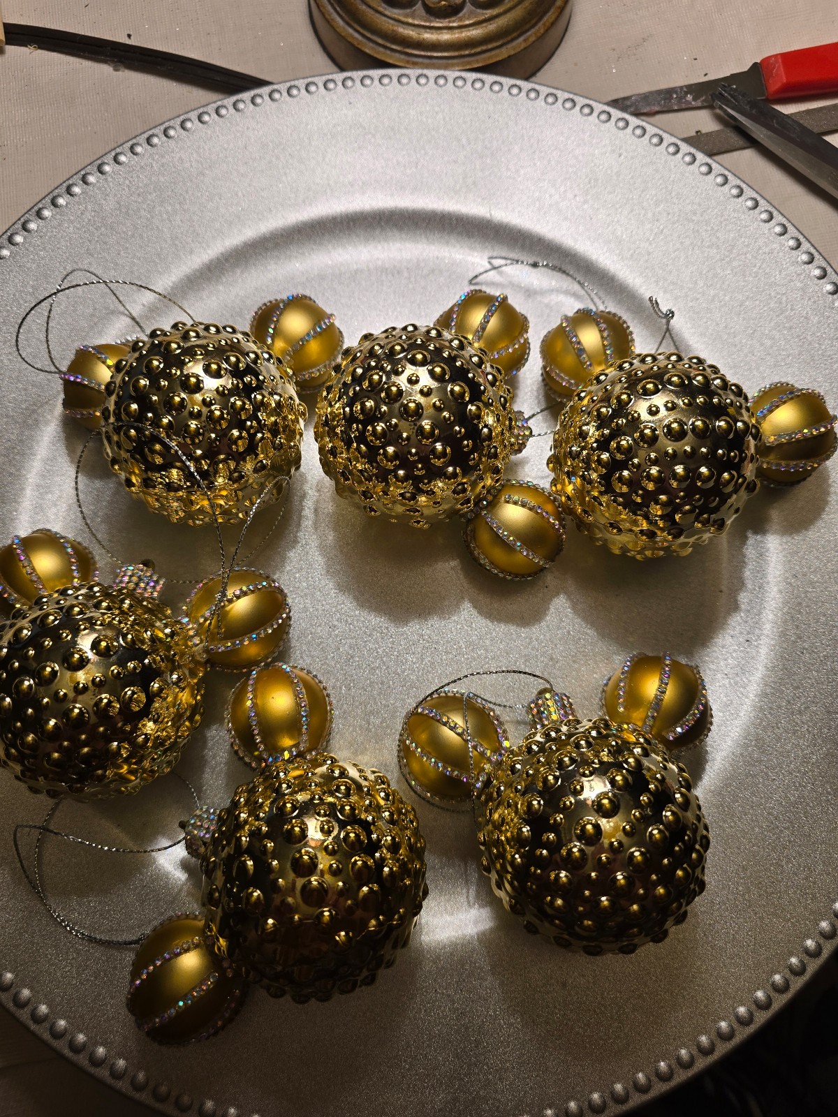 Christmas Mickey Ornaments New 2x2.5 inches