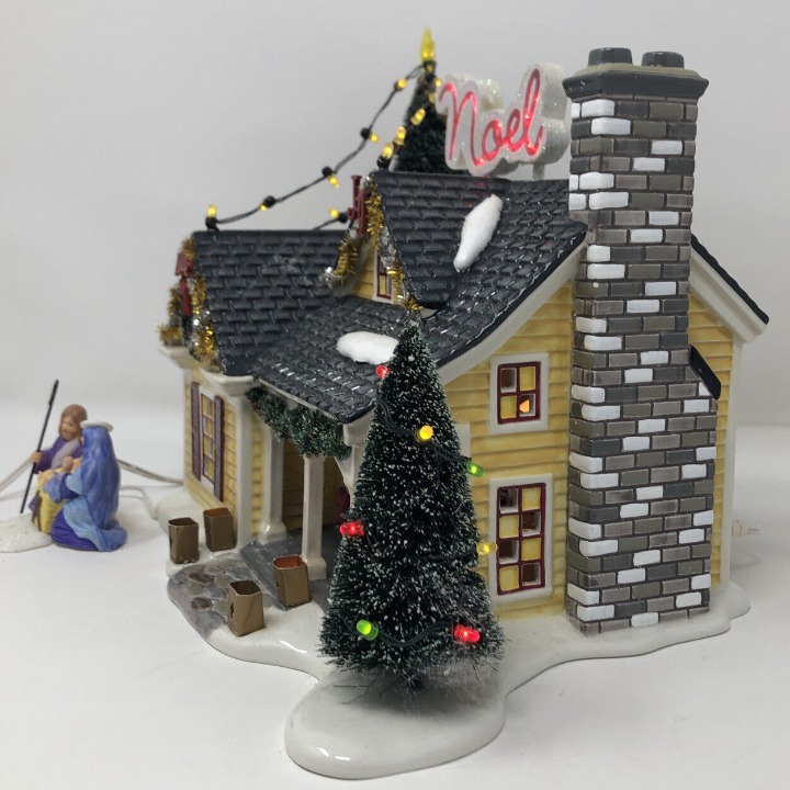 Dept 56 THE NOEL HOUSE Snow shops Village 55341 Christmas Lane Series Nativity Set
