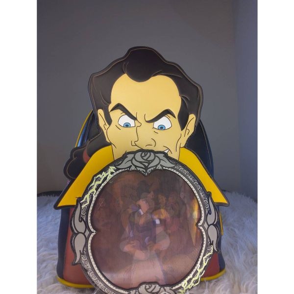 NWT Loungefly Disney Villains Scene Gaston Lenticular