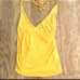 Armani Exchange Yellow Halter
