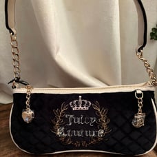 Couture NEW Juicy Couture Royal Moment Shoulder Bag, Liquorice/Crystal