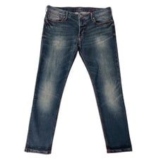 Armani Jeans Mens 34x29 Blue J06 Slim Fit Dark Wash Stretch Comfort Denim Casual