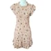 Veronica Beard Size 6 Cici Smocked Floral Mini Dress Ruffles Cottagecore