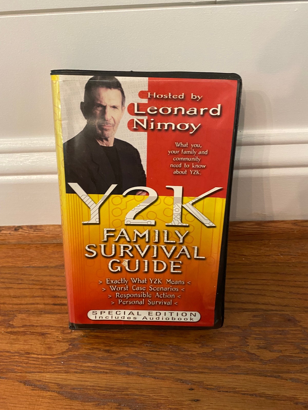 Star Trek Leonard Nimoy Y2K Family Survival Guide VHS VIDEO audio book cassette