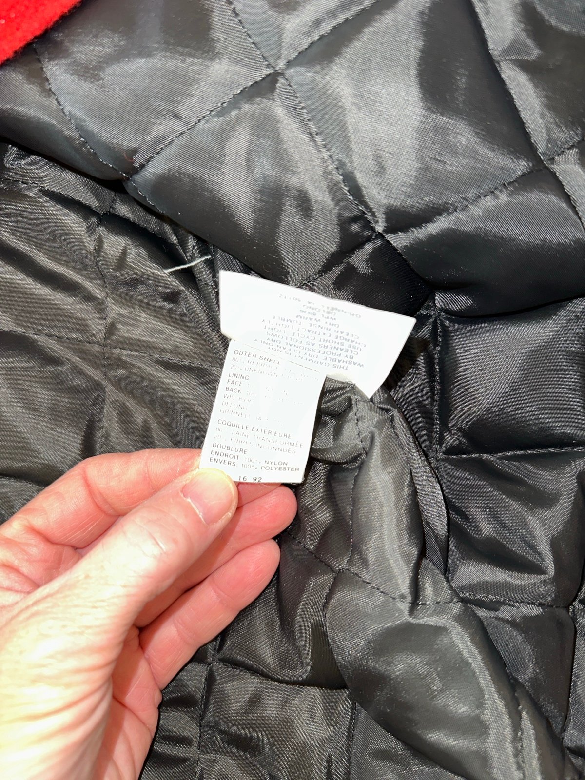 Vintage Delong letterman jacket size XL