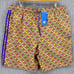 Adidas Monogram Swimming Shorts Mens 2XL Multicolor All Over Print Lined NWT