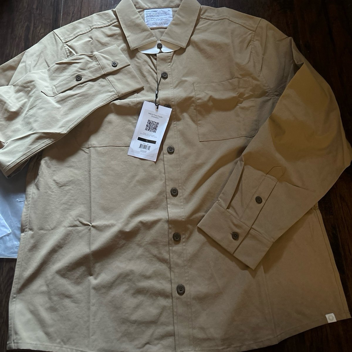 Ministry of Supply Pace Poplin Overshirt: men’s size XXL
