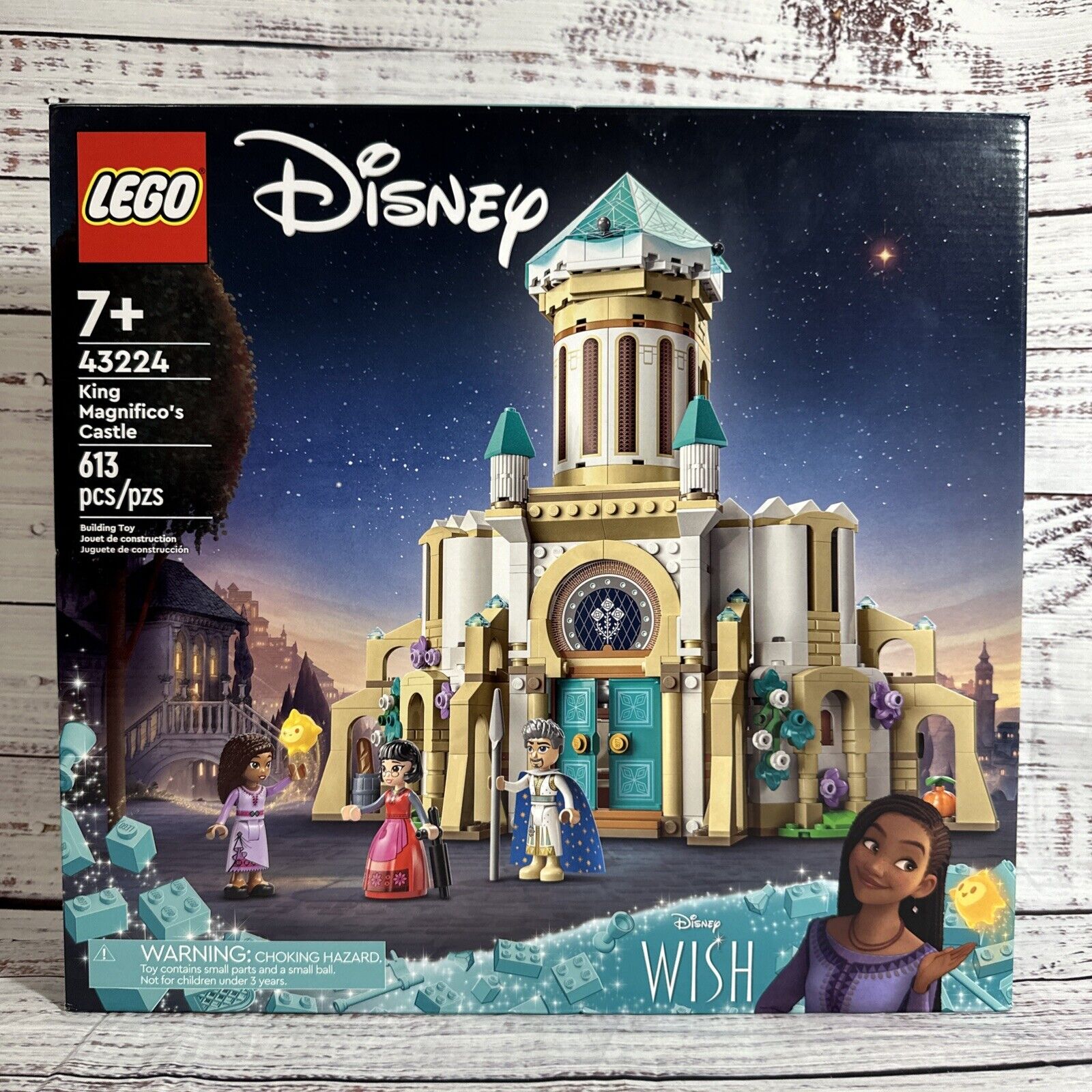 Lego 43224 Disney Wish King Magnifico's Castle 613 Pieces New Sealed