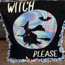 Handmade Fleece Blanket! Brand New- Made by Me!