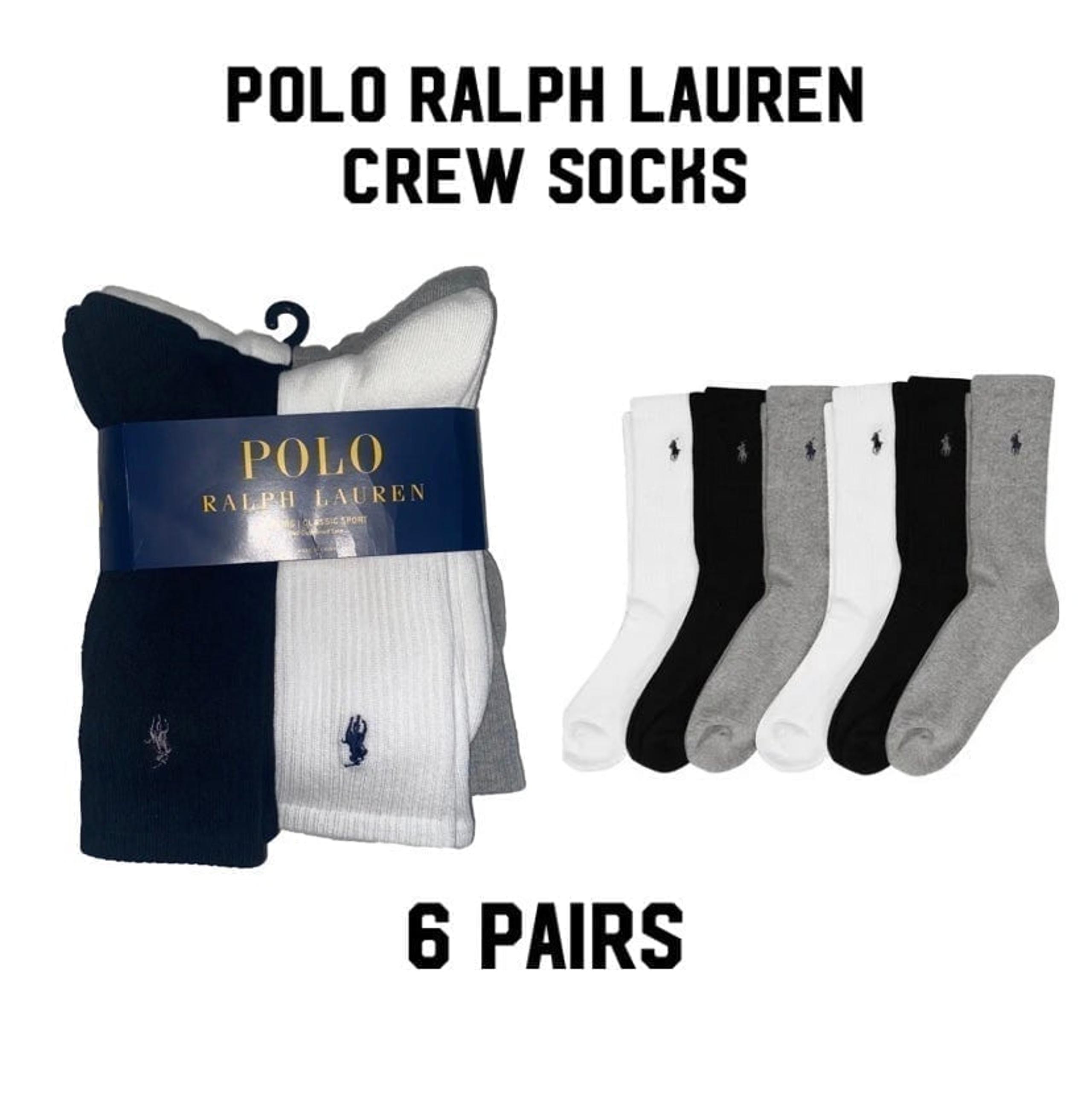Polo Ralph Lauren classic cotton sport crew socks