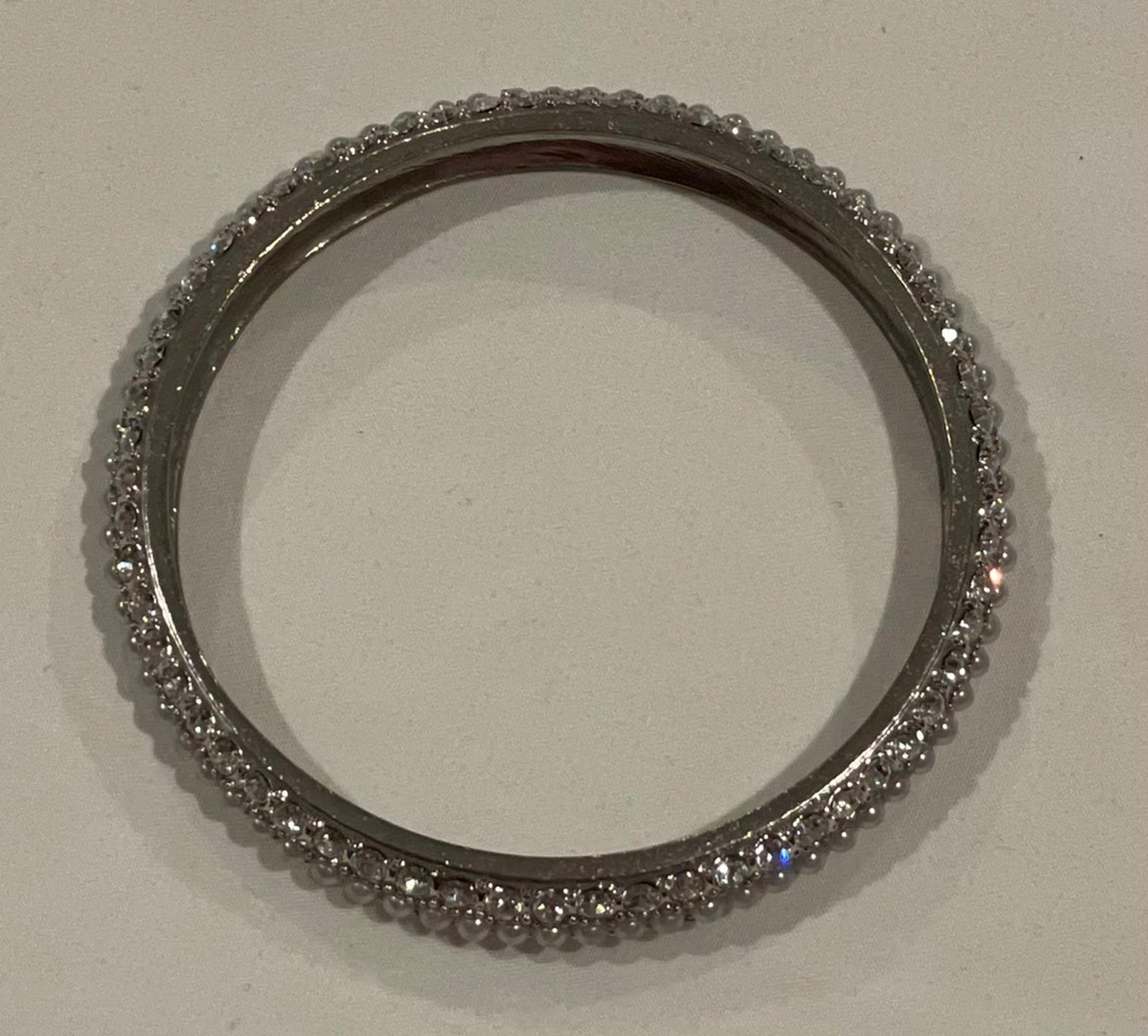 Traci Lynn Pearl & Rhinestone Bracelet